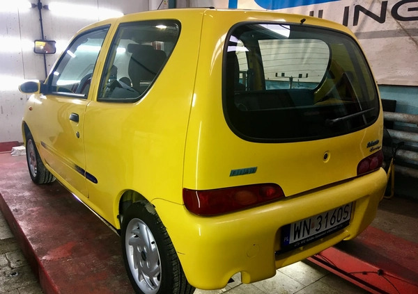 Fiat Seicento cena 13900 przebieg: 114000, rok produkcji 1999 z Warszawa małe 92